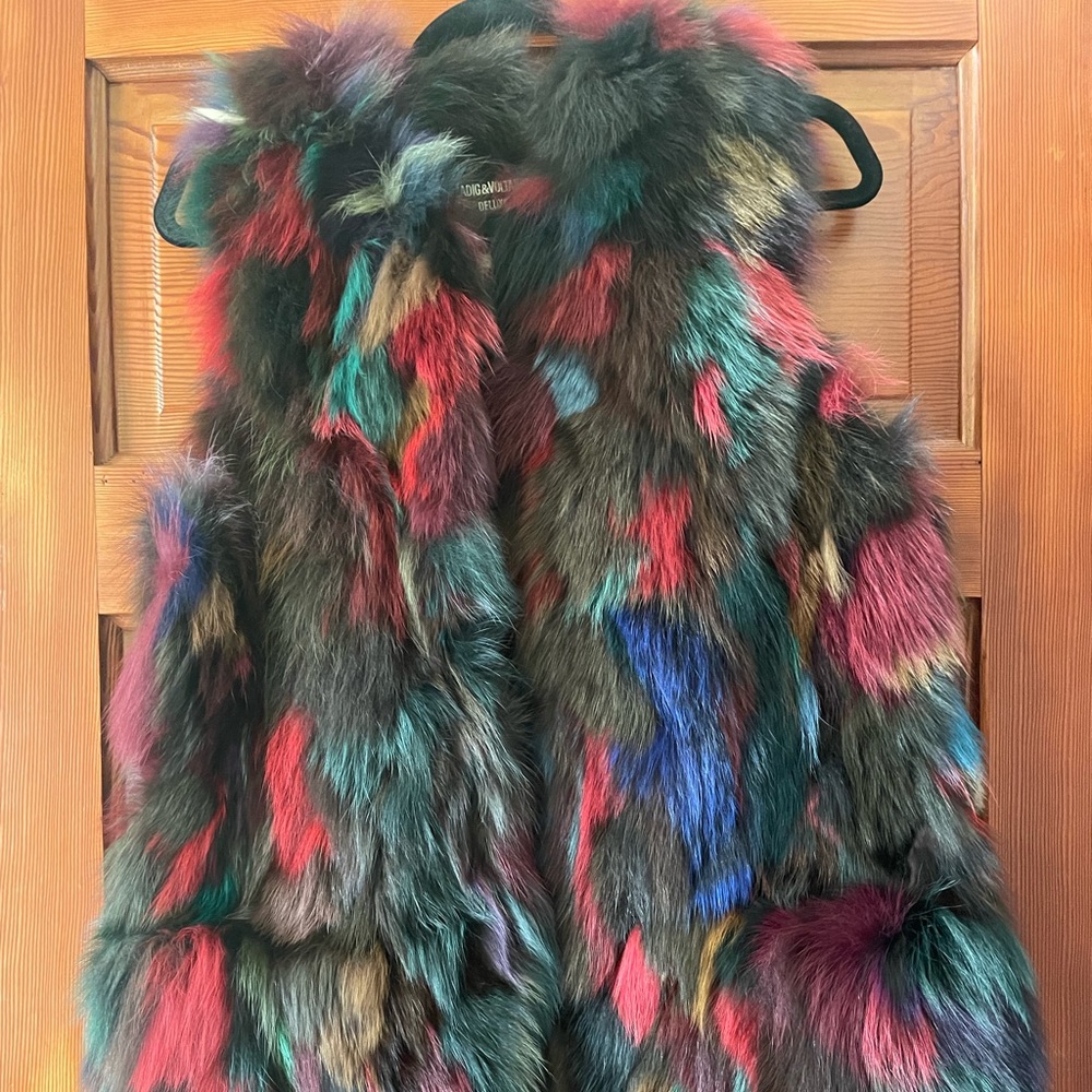 Zadig & Voltaire Real Fox Fur Vest - Multicolored - OS